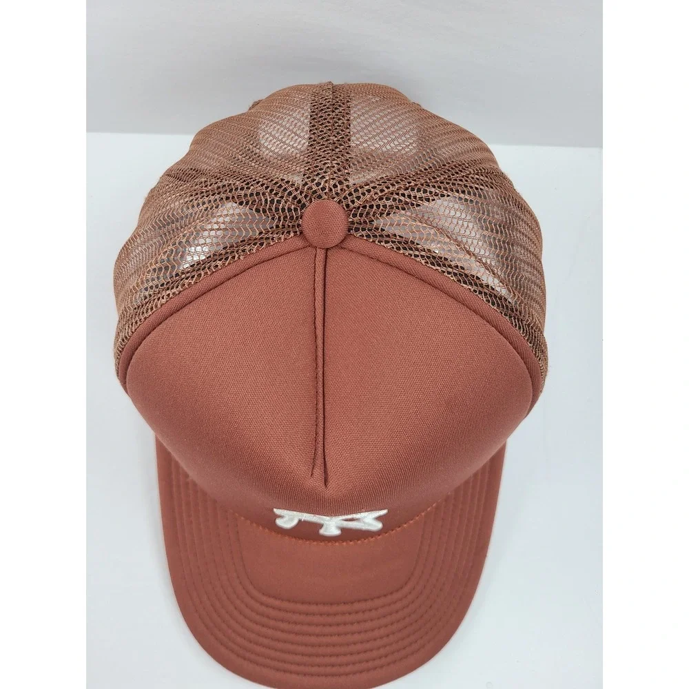 47 Brand New York Yankees Urban Outfitters Trucker Hat Rust Brown Snapback NY